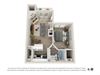 Palmilla 1 Bedroom Floor Plan Palmilla 1 Bedroom 685 sq.ft. Floor Plan at Marquessa Villas, Corona, CA